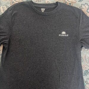 VISSLA Men's Charcoal Tee